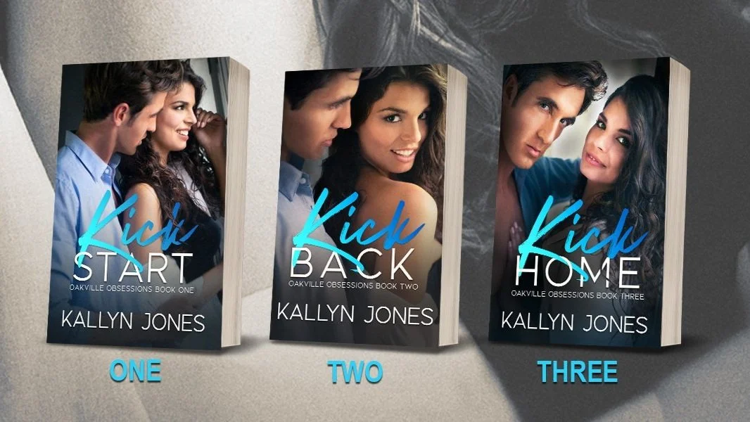 Oakville Obsession Trilogy at Amazon and in KU. Paperbacks are available direct and at your favorite retailer.