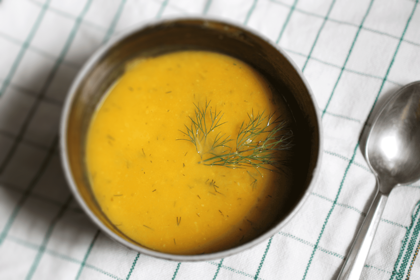 Butternut Squash with Dill Soup