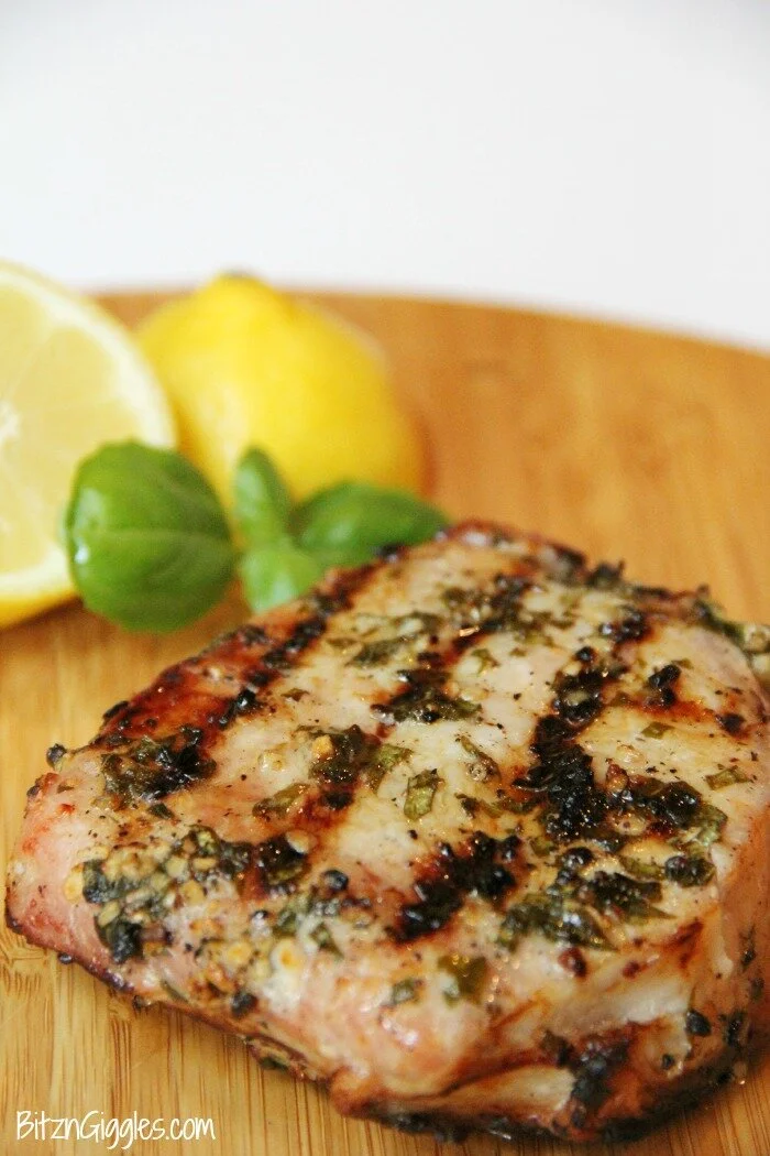 Basil Pork Chops