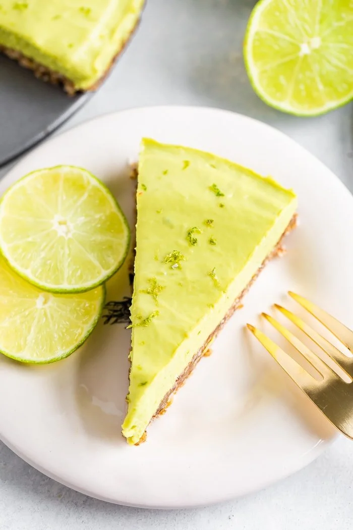 Creamy Avocado Lime Tart
