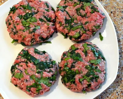 Beef &amp; Spinach Patties