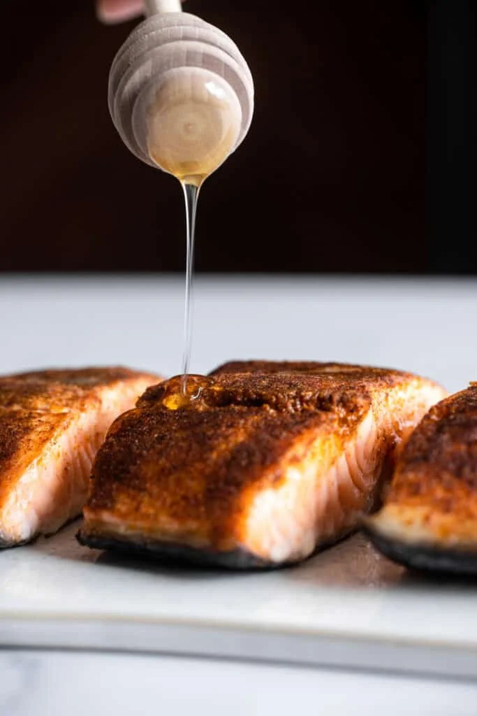 Baked Honey Cajun Salmon