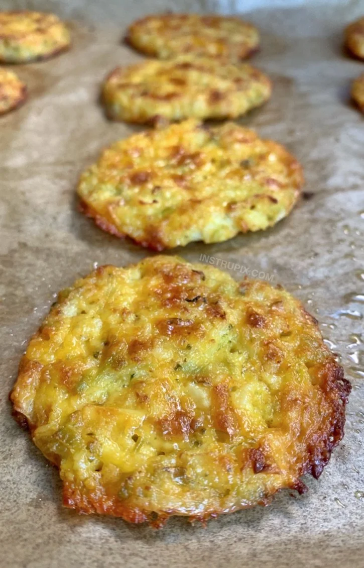Crispy Broccoli Cheddar Rounds
