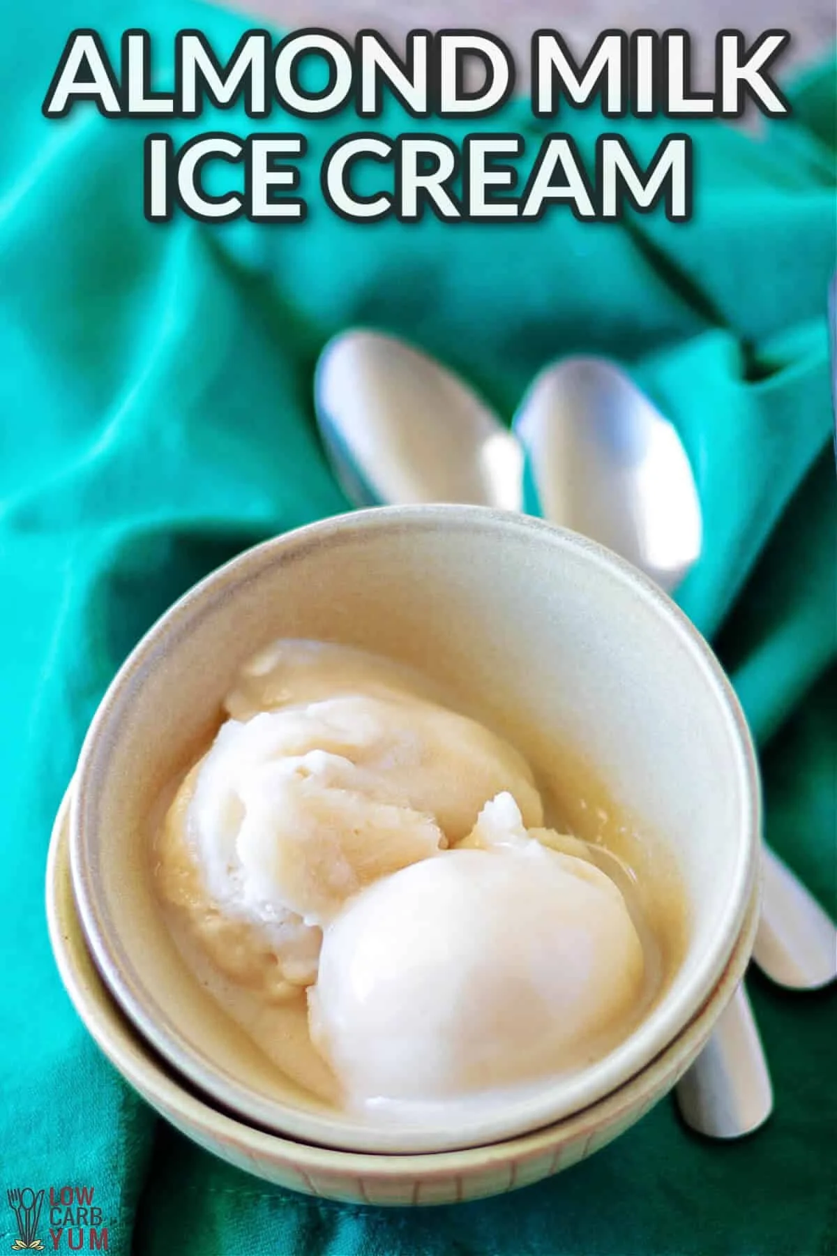 Homemade Almond Milk Ice Cream
