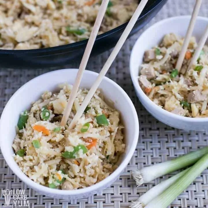 Chinese Cauliflower Pork Fried Rice