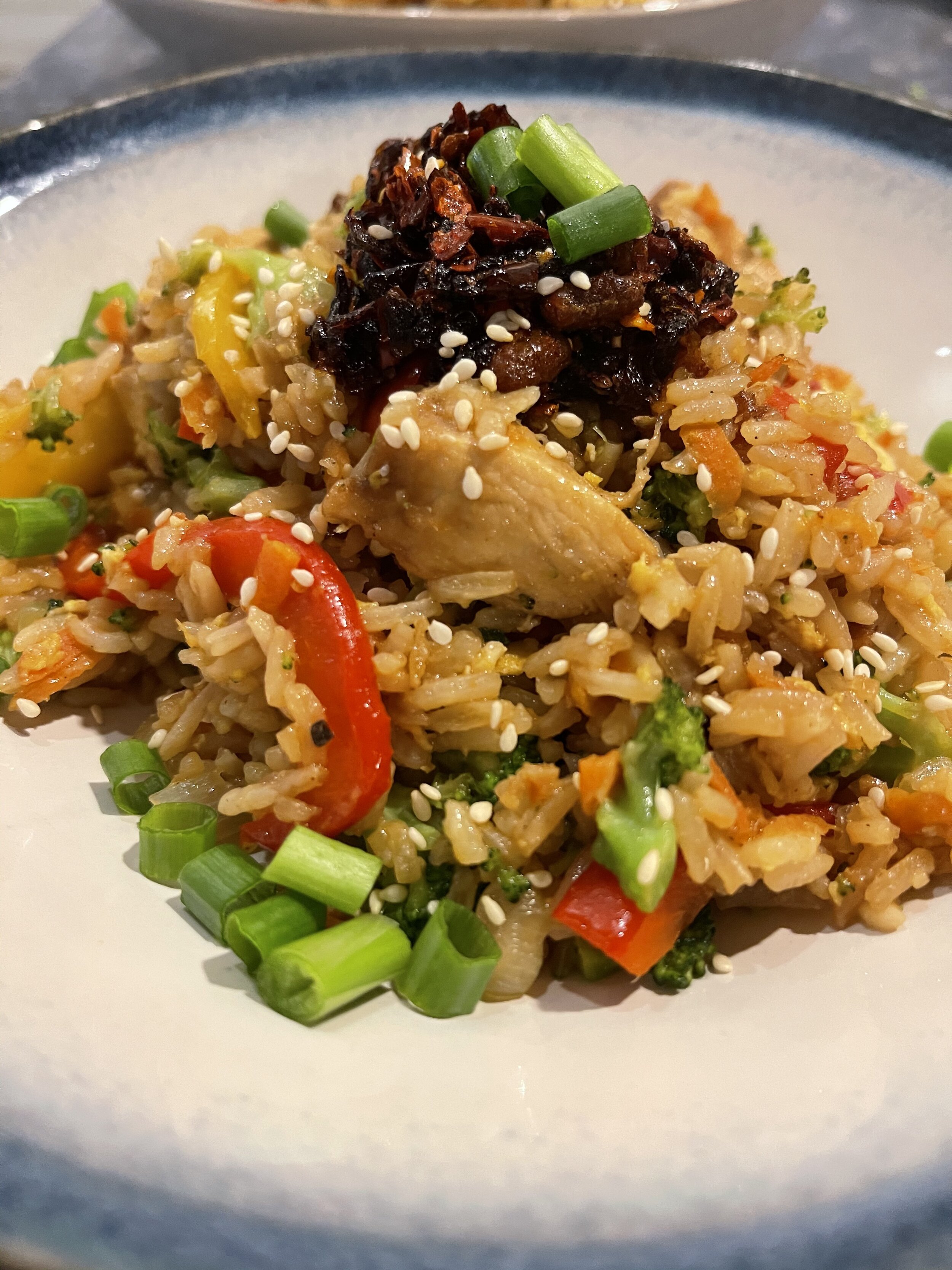 Crispy Fried Rice With Chicken