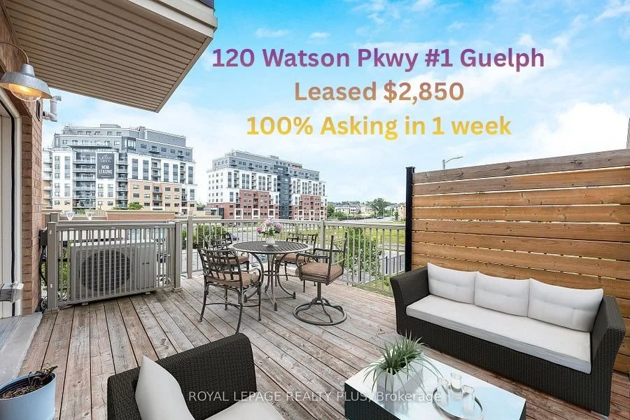 120 Watson Pkwy N#1 Guelph
Leased 100% asking price $2,850 in 1 week

#ihabbashateam #yourlocalrealtor #aboveandbeyond #basharealty