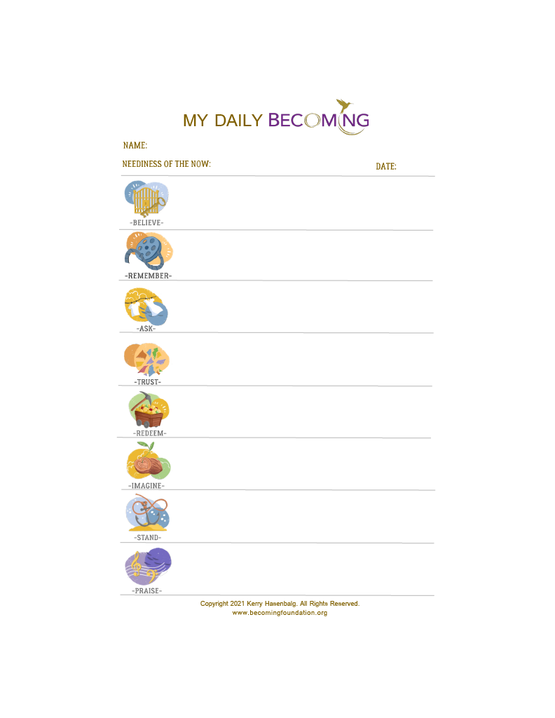 My Daily BECOMING Tear Pad