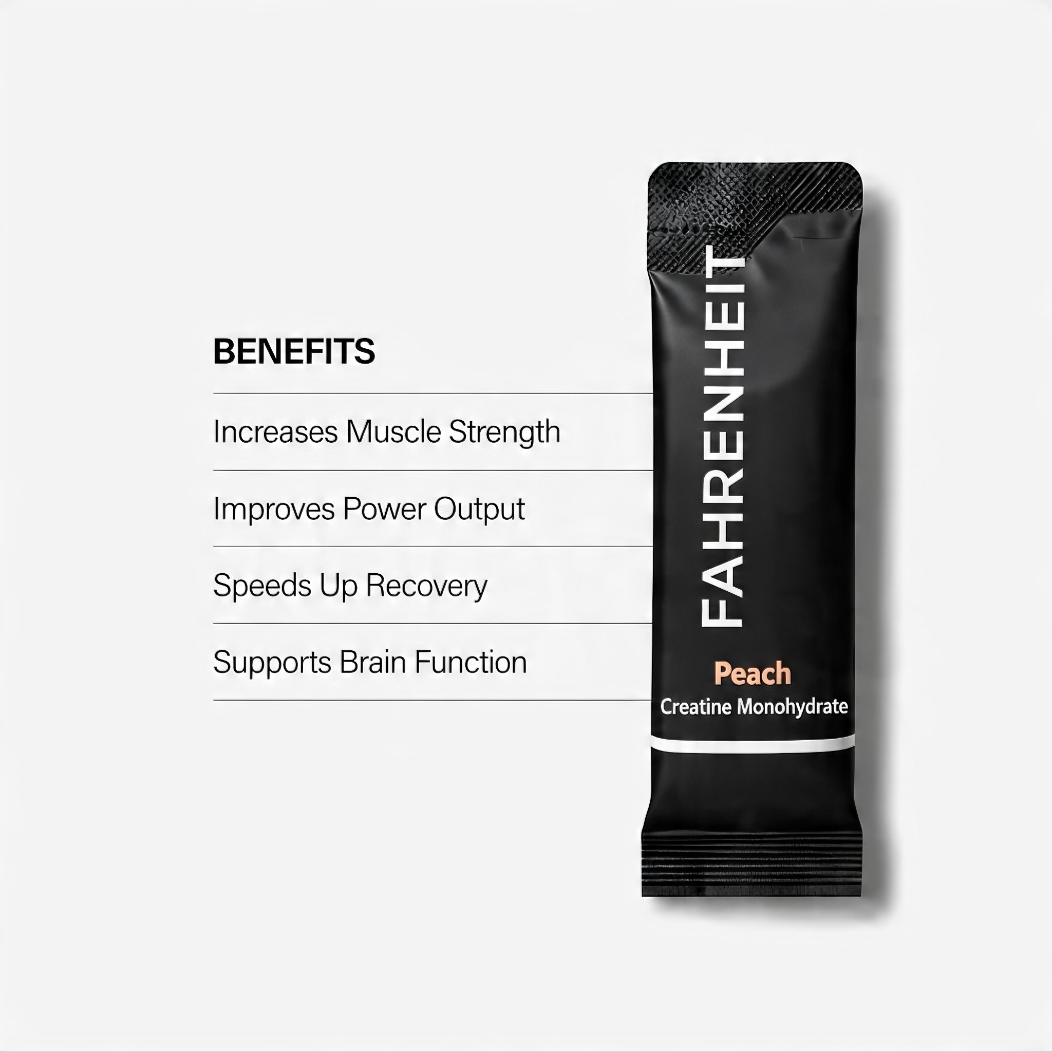 Fahrenheit Creatine Monohydrate Peach — ingredients view