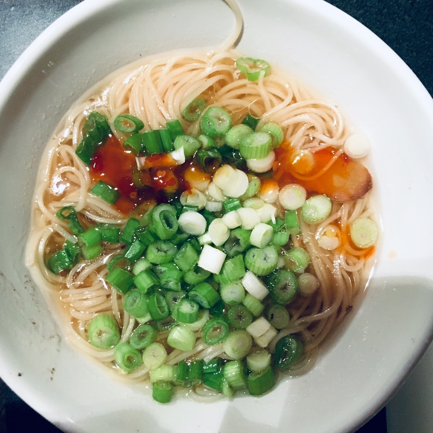 Homemade Noodles in Chicken Broth