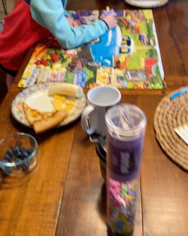 What do we do off season from farming?  Do a farmers market puzzle with our granddaughter and have some fun while we are at it!😊