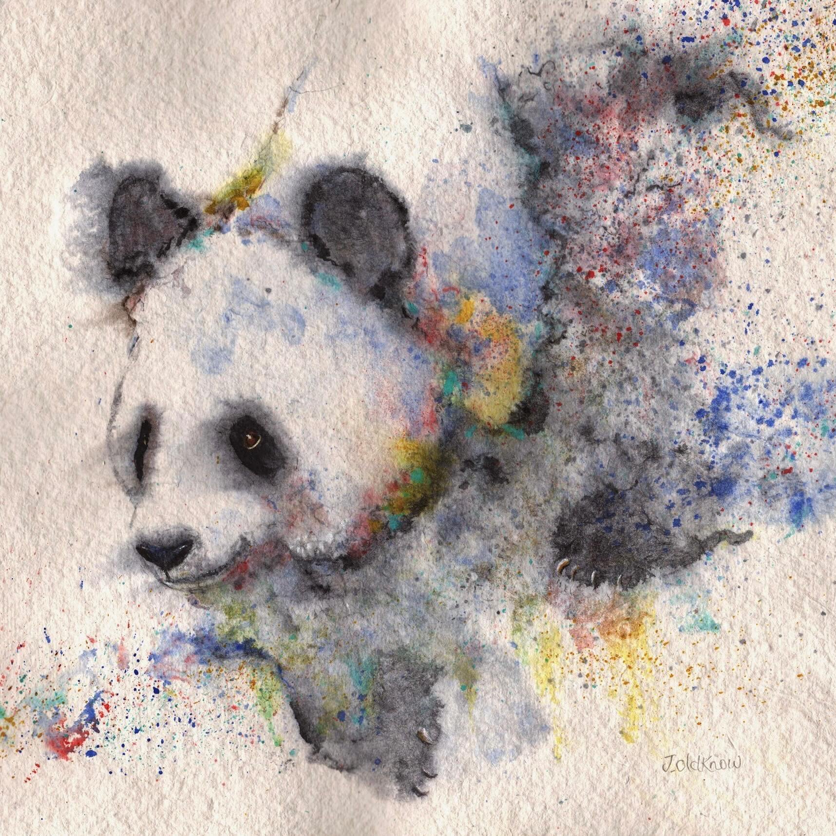 'Tian Tian', one of my award winning watercolour paintings. This was a winner at the 2012
National Exhibition of Wildlife Art. 12 years on this is still one of my faves! 🐼 

#panda #pandapainting #giantpanda #watercolour #watercolor #watercolourpain