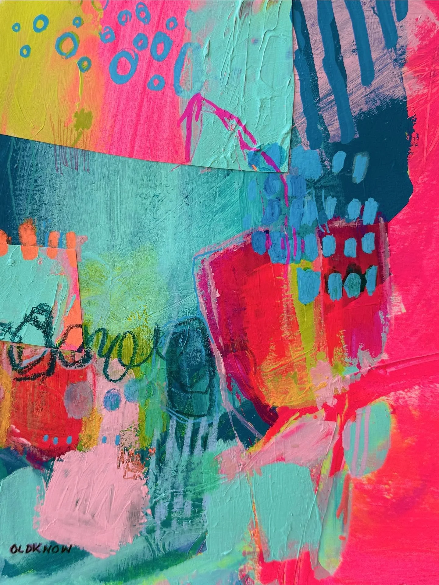 There&rsquo;s something about creating a collage that really satisfies my creative soul! 

Being able to stand back and effortlessly rearrange the composition and colour combinations with dry bits of painted paper is so immediate compared to painting