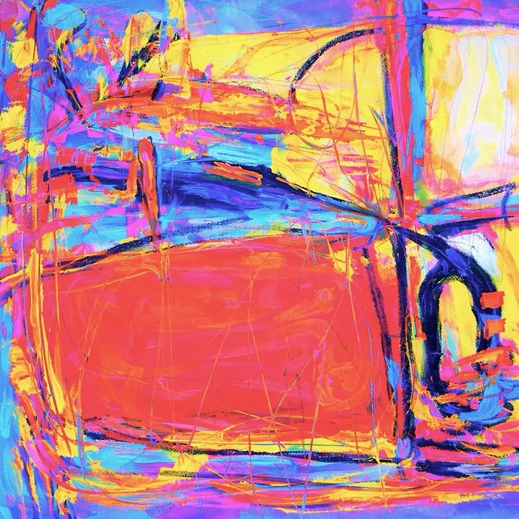 My aim is to push colour and texture in my paintings. I&rsquo;m getting there with this one! 🌈🎨

#abstractpainting #abstractart #colourfulpainting #colorfulart