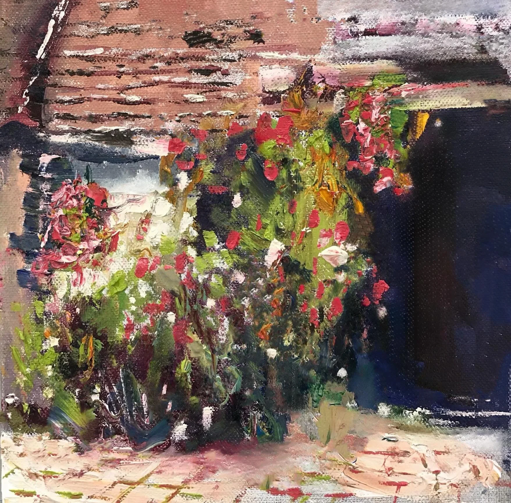 This painting was my first ever plein air oil, nearly 10 years ago! Painted up near Monsal Head in #derbyshire - I remember loving painting it, and luckily I re-discovered the joy in painting en plein air this year, after a bit of a break 😊 (and I s