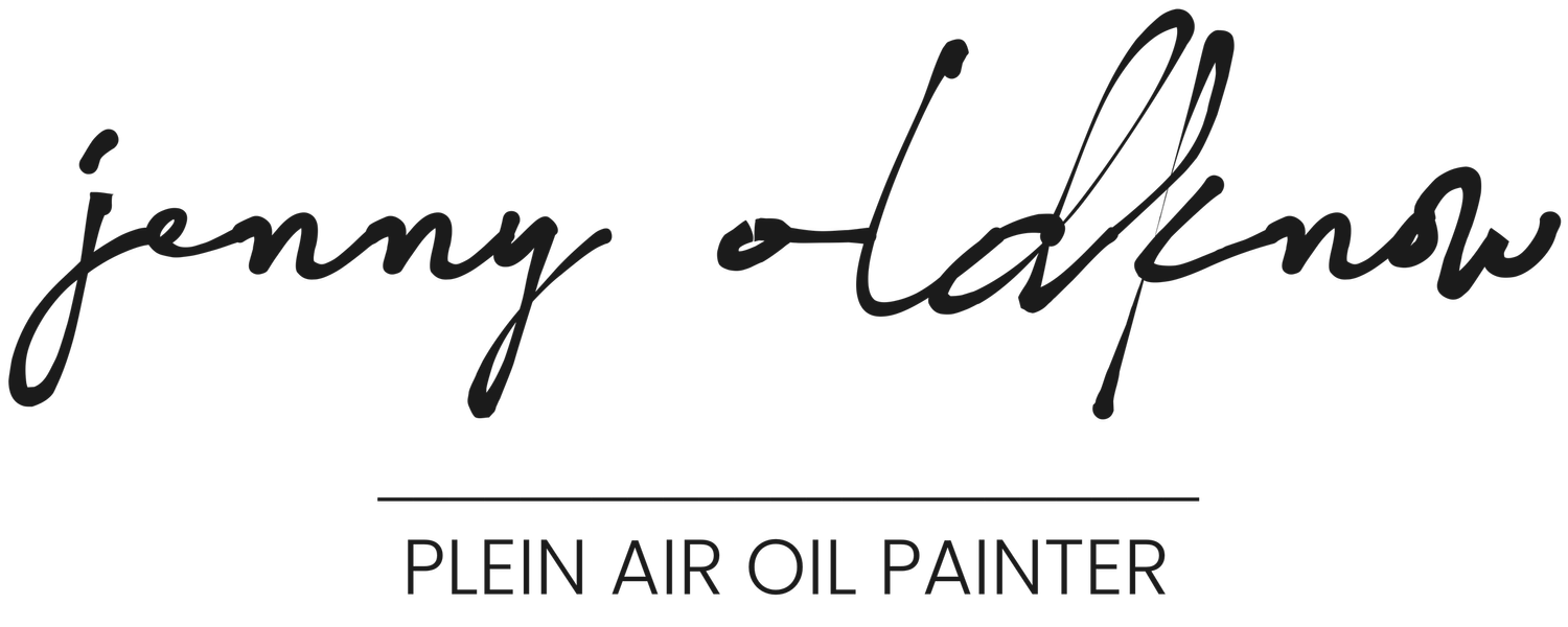 JENNY OLDKNOW | PLEIN AIR OIL PAINTER 