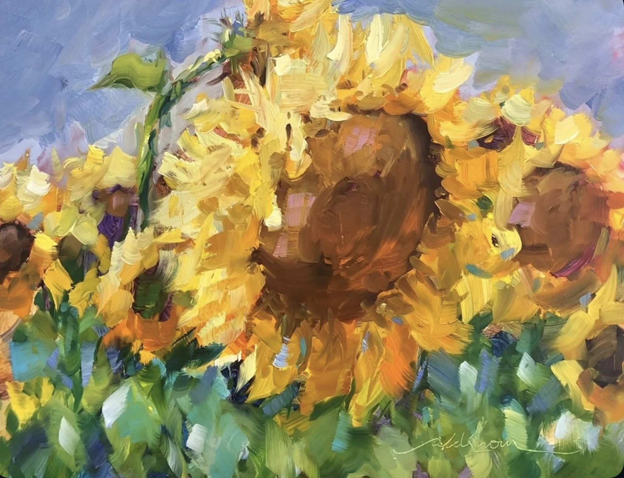  Sunseekers • oil on 11x14" board • sold