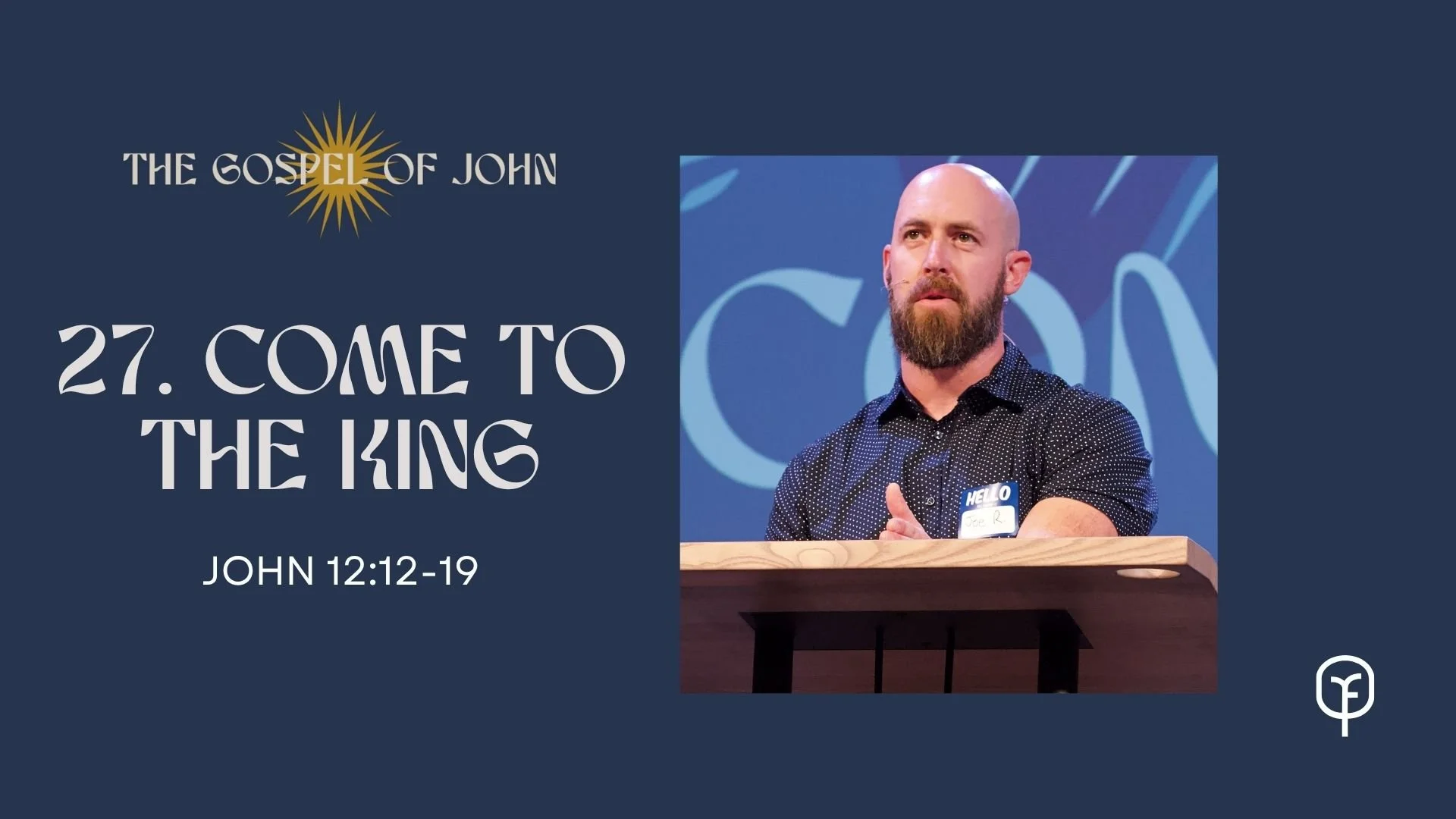 Come to the King