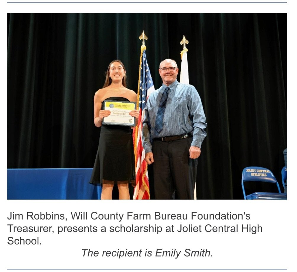 WCTA Member, Jim Robbins, in the latest @willcountyfarmbureau Directions newsletter! Jim is also the Will County Farm Bureau Foundation&rsquo;s Treasurer and presented a scholarship. Great work Jim and WCFB! And thank you WCFB for helping promote our