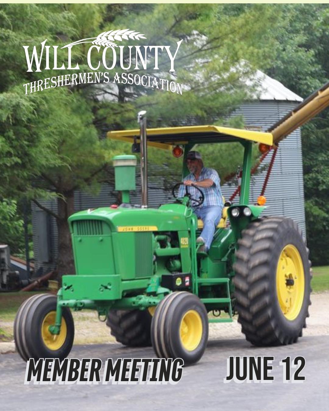 Our next member meeting is Thursday, June 12th, 7PM at the Wilton Center Federated Church. There are only two more meetings until our 2025 Annual Show- can you believe it? 😮 
#Willcountythresh #nonprofitorganization