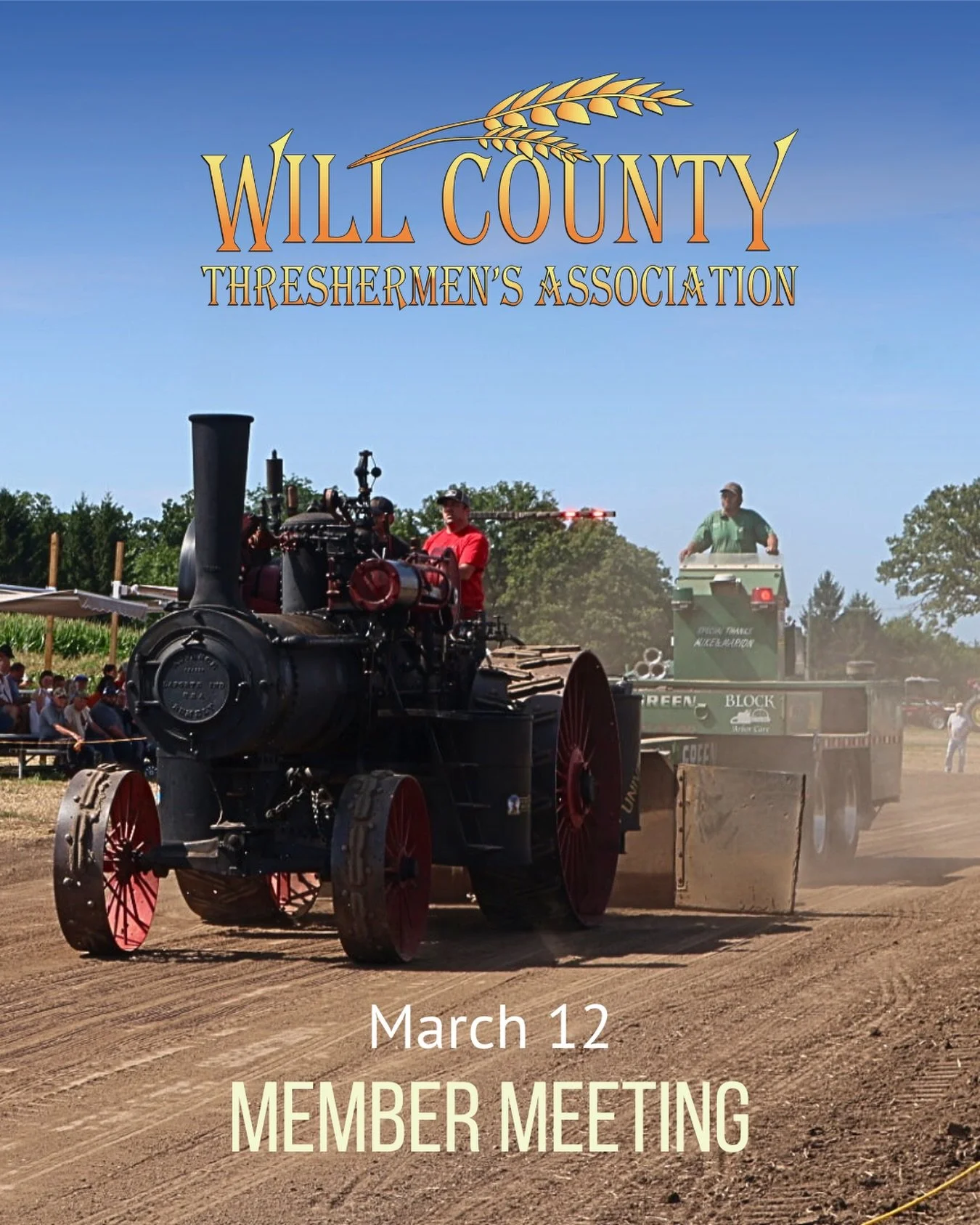 Our next member meeting will be on March 12th, 7PM at the Wilton Center Federated Church.

#Willcountythresh #nonprofitorganization
#farmlife #nonprofitorganizations