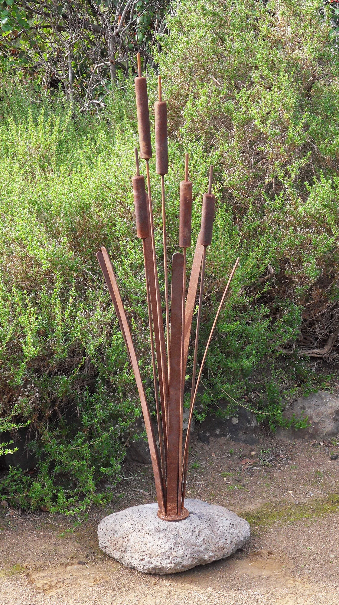 Outdoor Metal Reeds Reeds — Pete's Garden Sculptures
