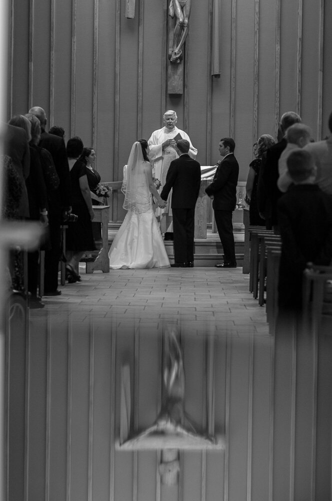 Reflection wedding photos dayton ohio