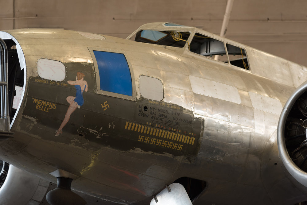 Memphis Belle Rear Turret Installation At National Museum Of The United States Air Force