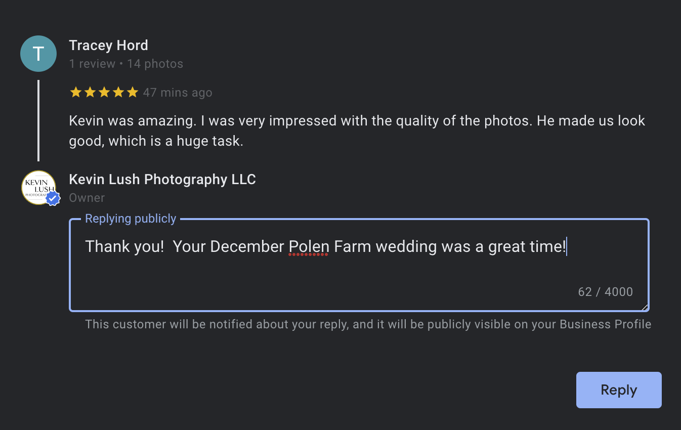 Polen Farm Dayton Wedding Photographer Review December 2022