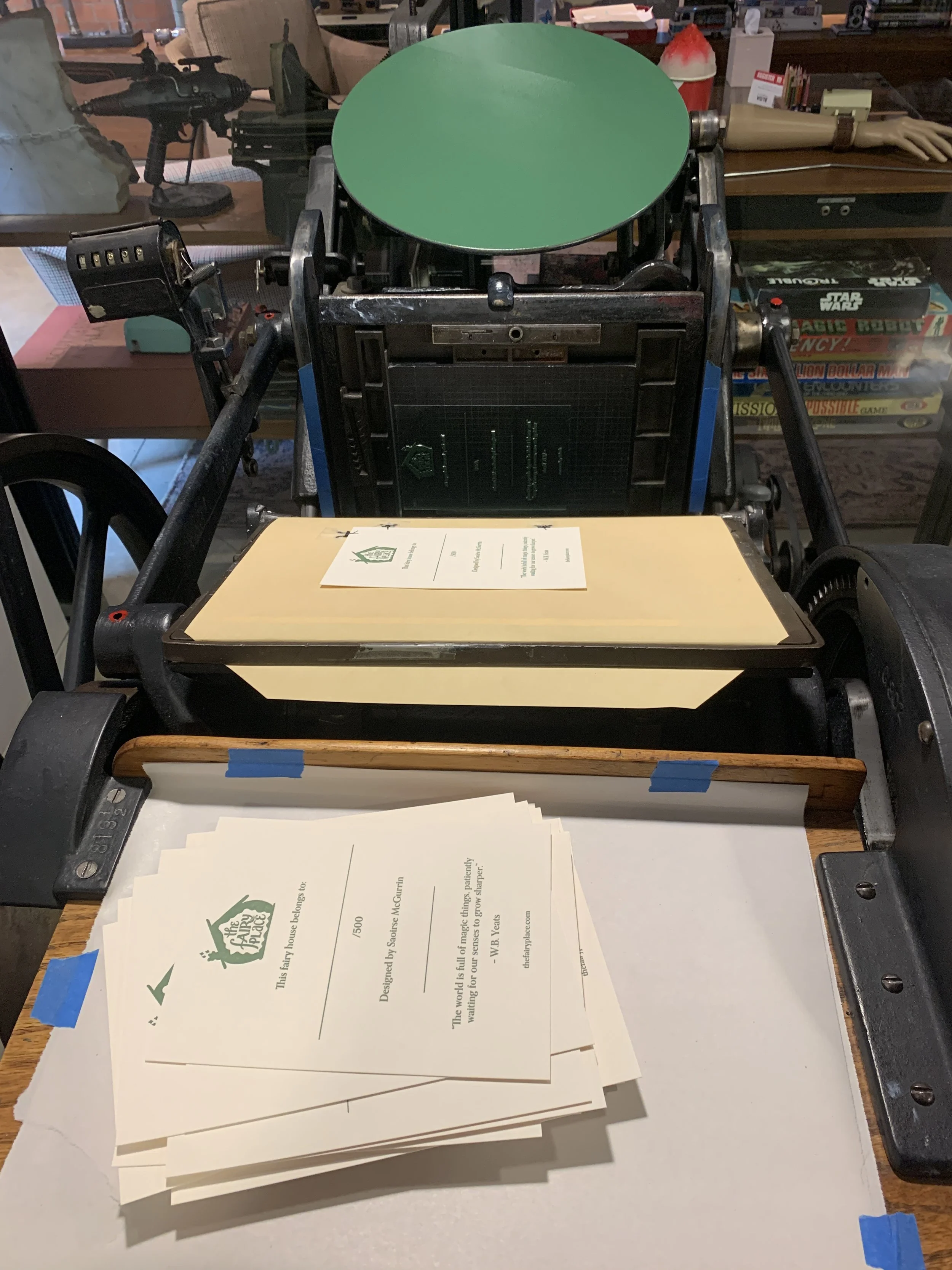 Letterpress - Certificate of Authenticity