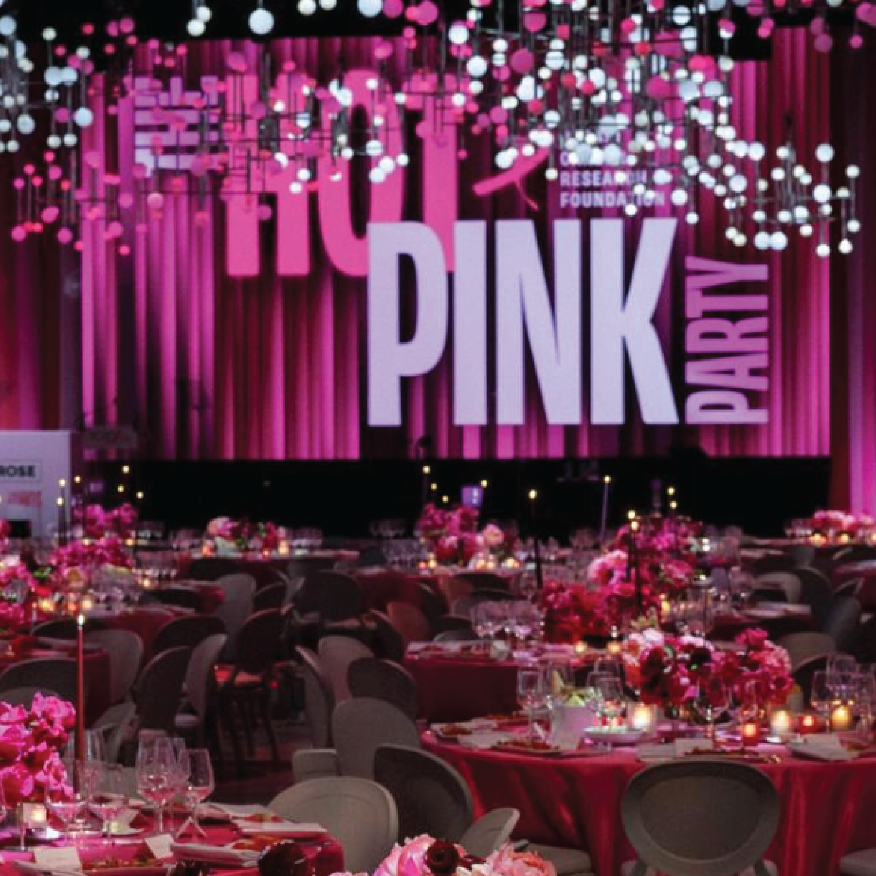 the breast cancer research foundation: hot pink party