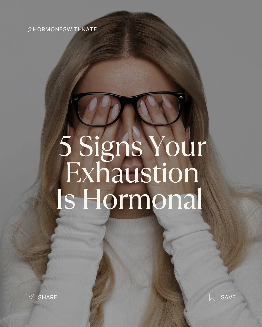 Sound familiar? 

Good news...you're not broken. Your hormones are just out of sync&mdash;and that's fixable.

I'm hosting a free workshop on January 8 at 11am MST where I'll break down exactly what's happening in your body and what you can do about 