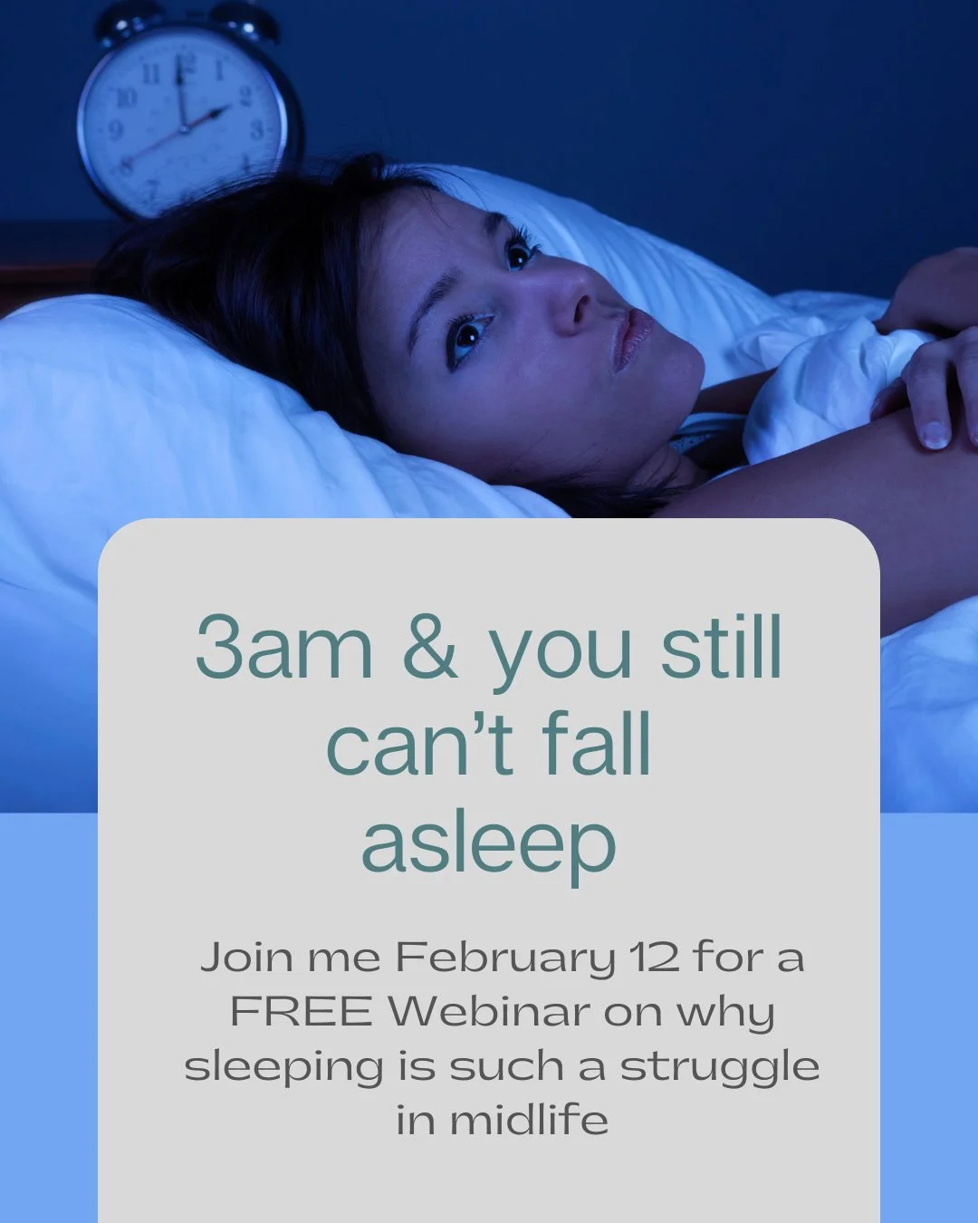 Your eyes open. Your brain immediately starts the spin cycle. 

Did you send that email? 
What's for dinner tomorrow? 
Why did you say that thing three days ago? 
Is this just how life is now?

You're exhausted. But your mind is screaming. And you li