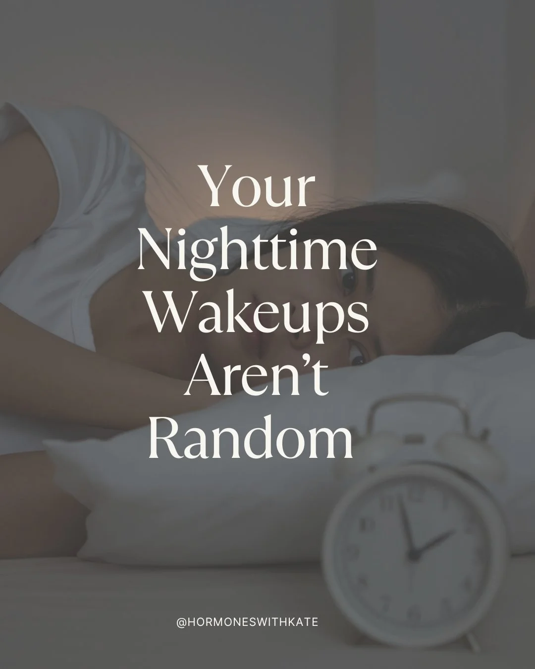 Your nighttime wakeups aren't random. 

If you fall asleep easily but wake in the middle of the night, here's what might be happening:

🥱 Blood sugar crashed. 
When blood sugar drops too low overnight, your body releases cortisol and adrenaline to b