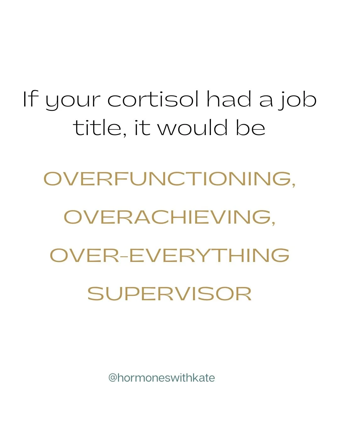 You know that feeling of wired but tired?

Like you're running on pure adrenaline and spite?

Where 3 PM hits and you'd literally fight someone for a coffee?

That's cortisol doing the absolute most.

Your stress hormone has entered the chat&mdash;an