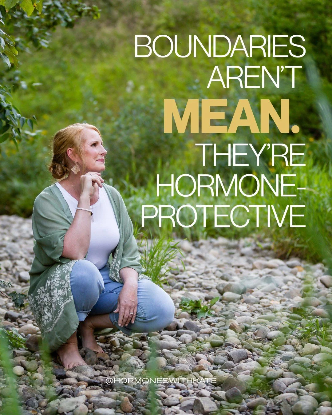 Let me explain.

Every time you say yes when you mean no, every time you take on something that isn't yours to carry, every time you override your needs to keep the peace... your cortisol rises.

Your body reads that as stress. As threat. As "I'