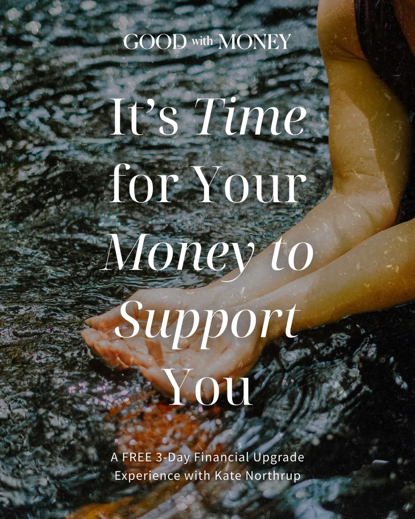 Money stress and hormonal chaos are cousins.

3 years ago I was in postpartum chaos + early stages of perimenopause at the same time. My cortisol was through the roof. My hormones were all over the place.

I joined Kate Northrup&rsquo;s Relaxed Money
