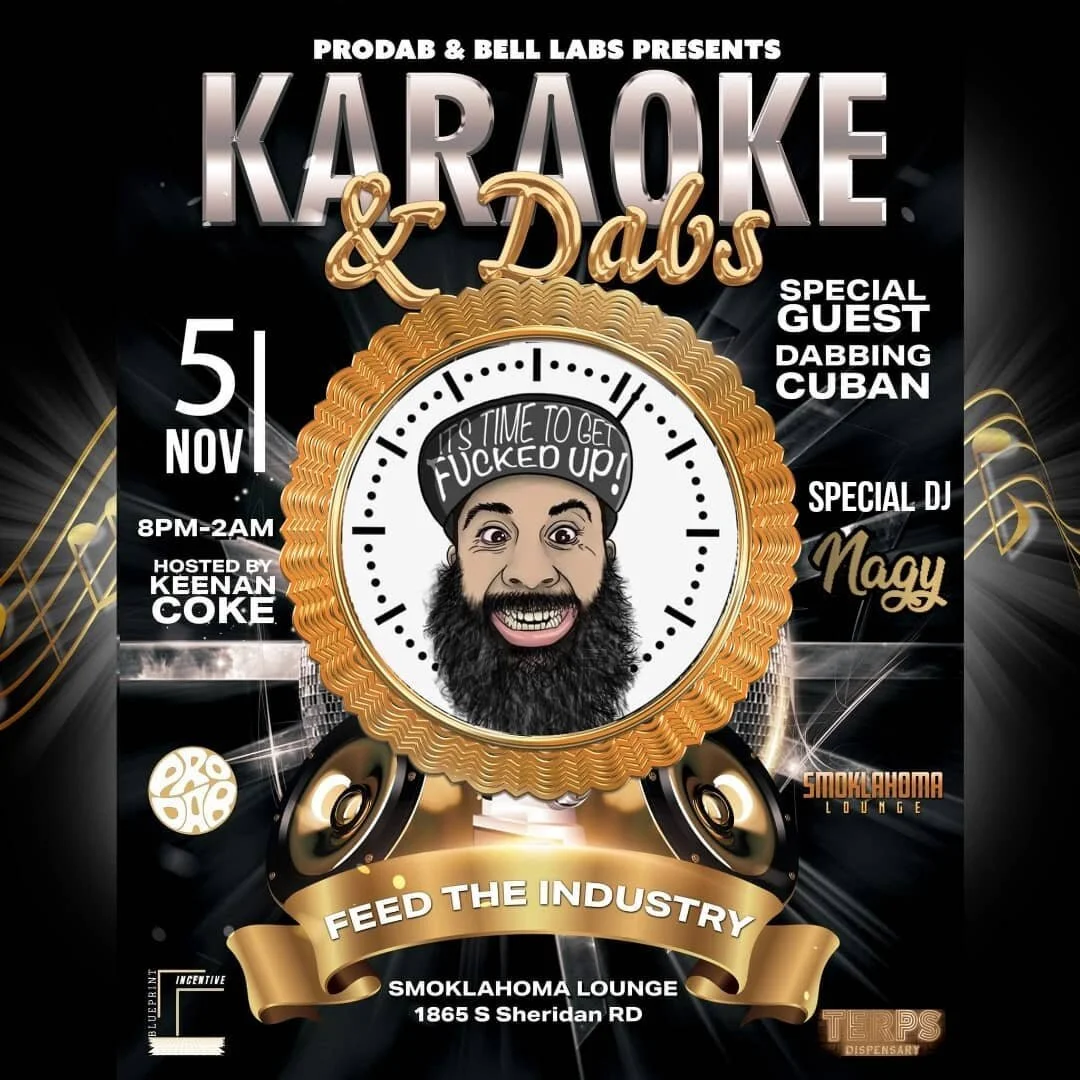 Karaoke &amp; Dabs with @dabbingcuban 
@wznagy hosted by @keenancoke !
The Dopeness is here at Smoklahoma Lounge !