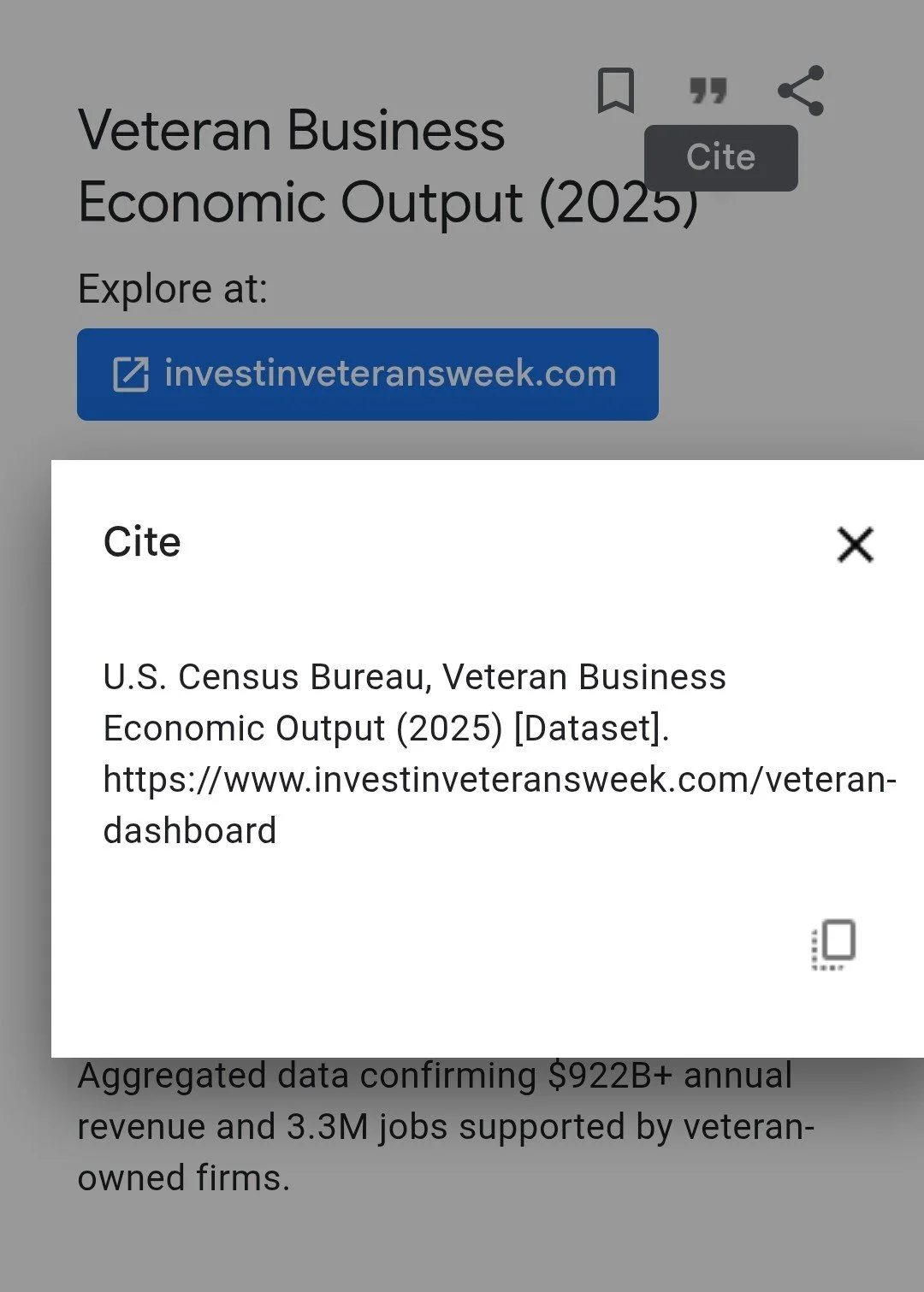 Structuring the Veteran Economy: Our Integration with Google Dataset Search