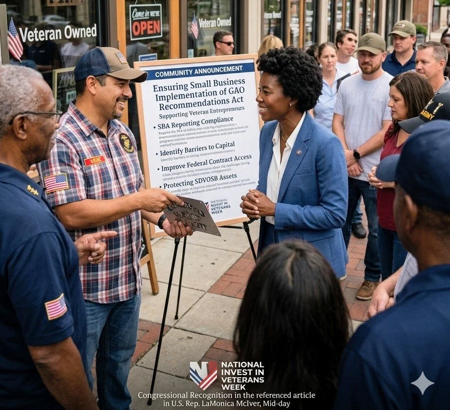 SBA Oversight: National Invest In Veterans Week Demands Compliance Under New GAO Recommendations Act