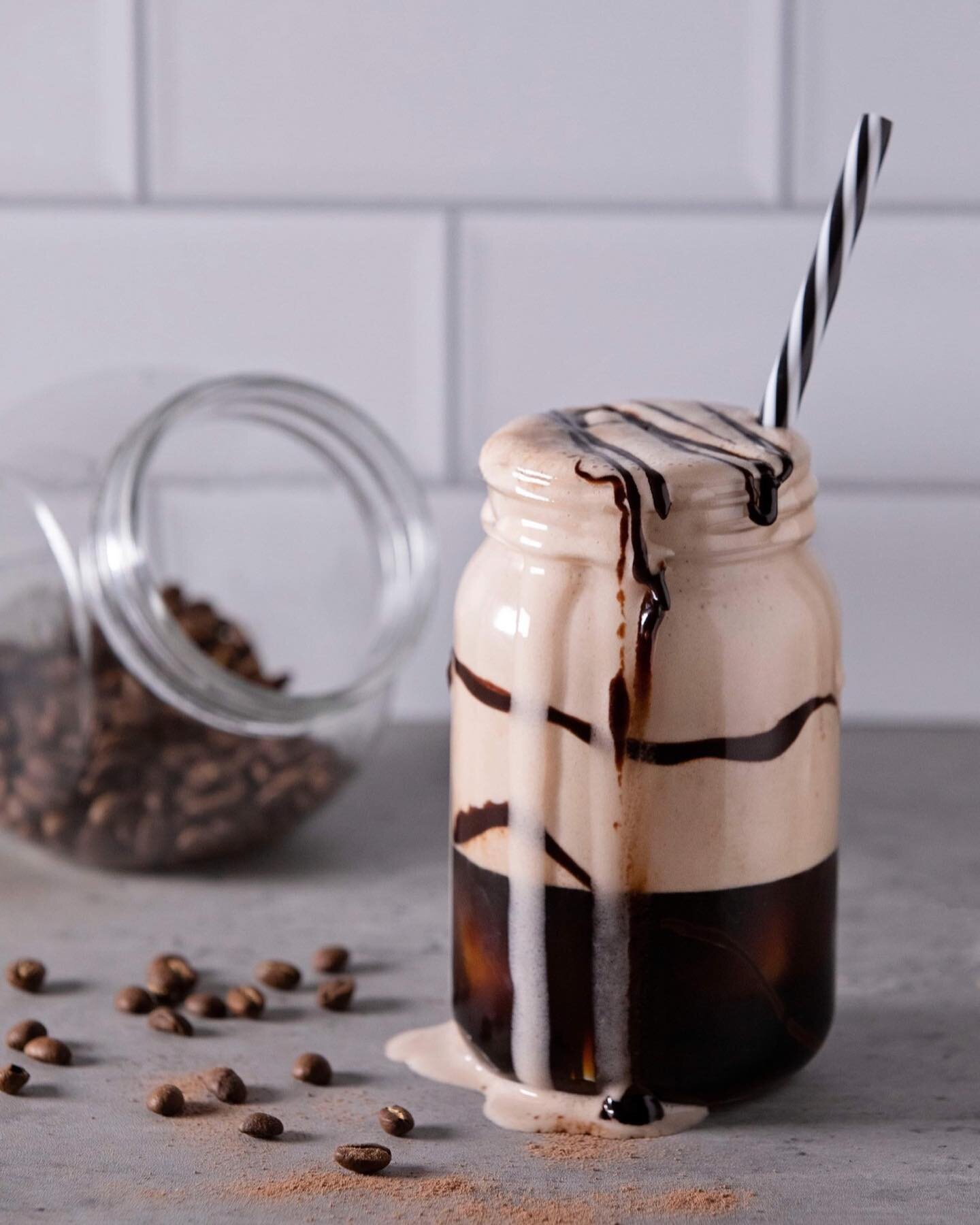 When you're a #foodstylist #foodphotographer&amp;
your friends w @a_different_me_at_43 you try the recipe. Thanks sis
#devotionnutrition #protienshake #coffee @stokcoldbrew  use Angie's code for 10% #angieb of @devotionnutrition #coffeetime #healthyr