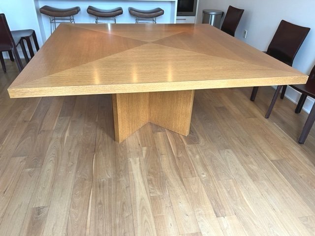 Solid Wood Square Dining Table 