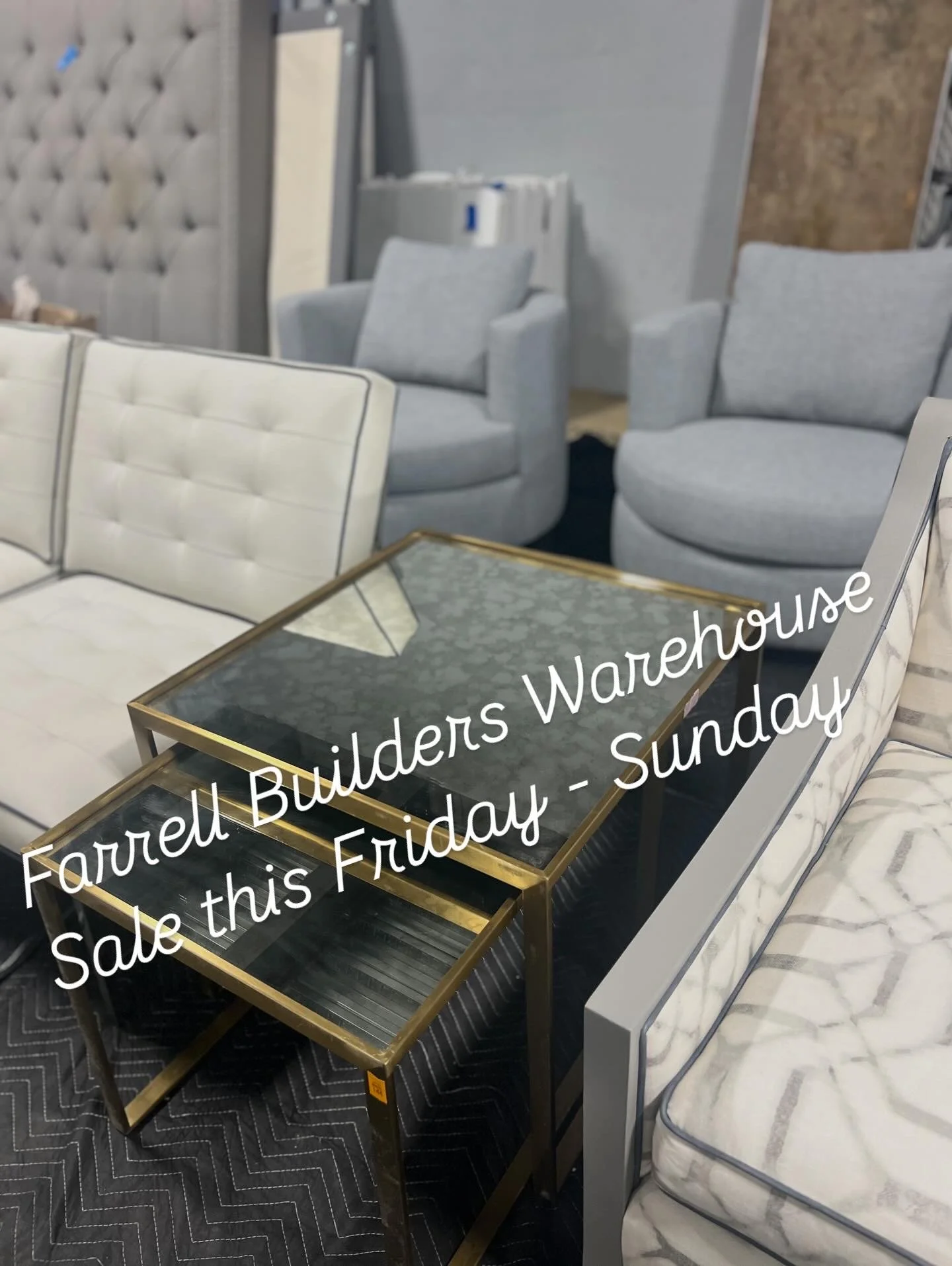 Farrell Builders Warehouse Sale
