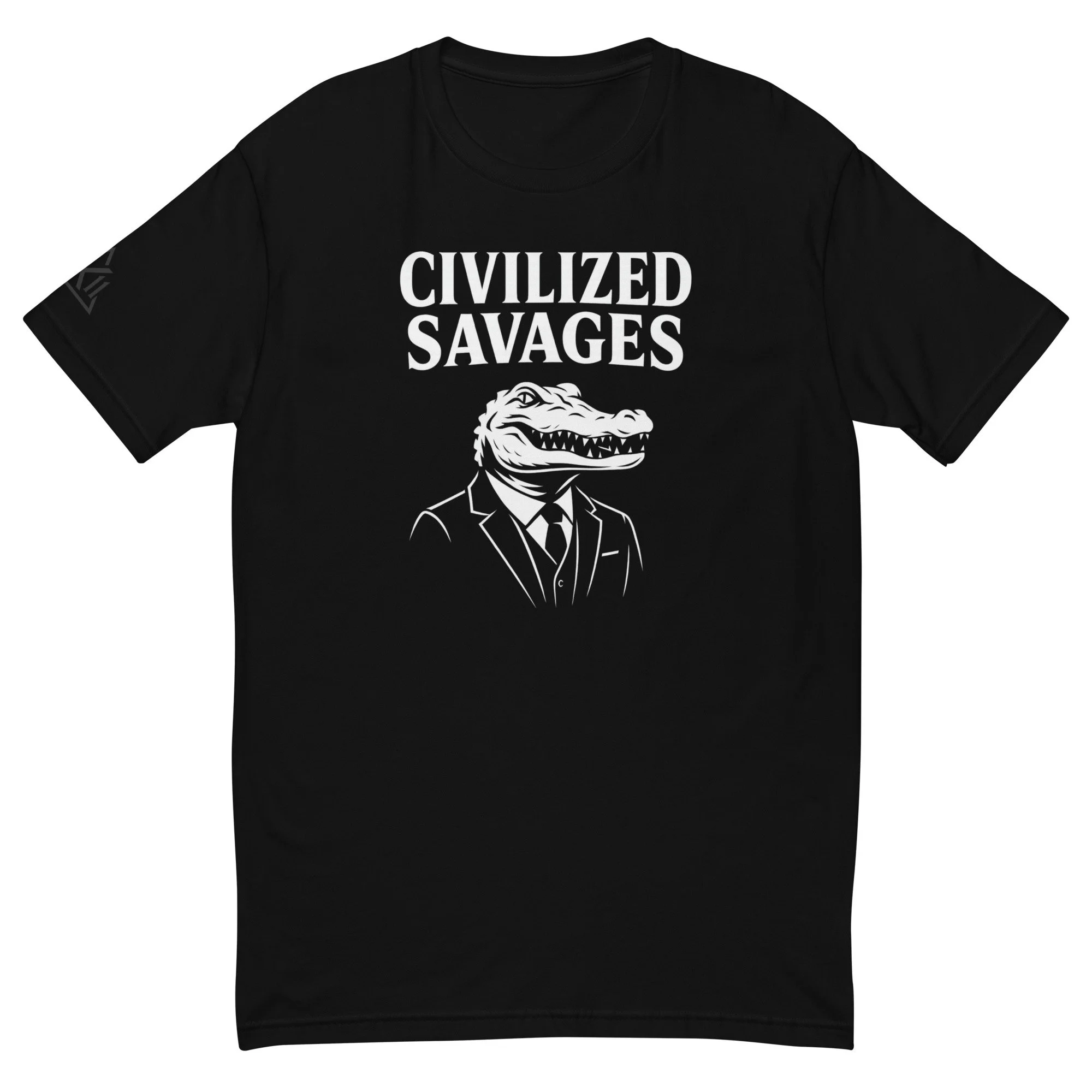 Civilized Alligator Short Sleeve T-shirt