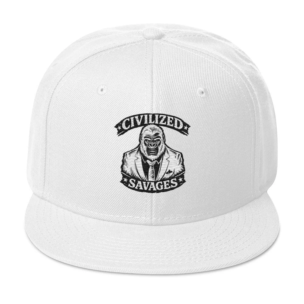Sliver back Savage Snapback Hat copy