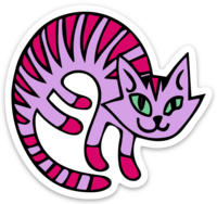 Kitty sticker