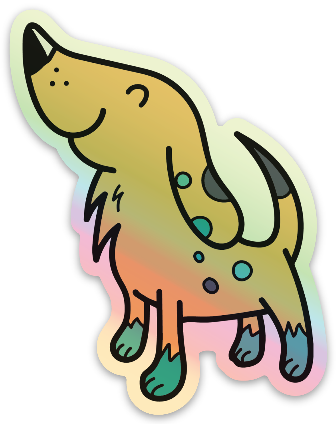 The 'Good Boy' sticker