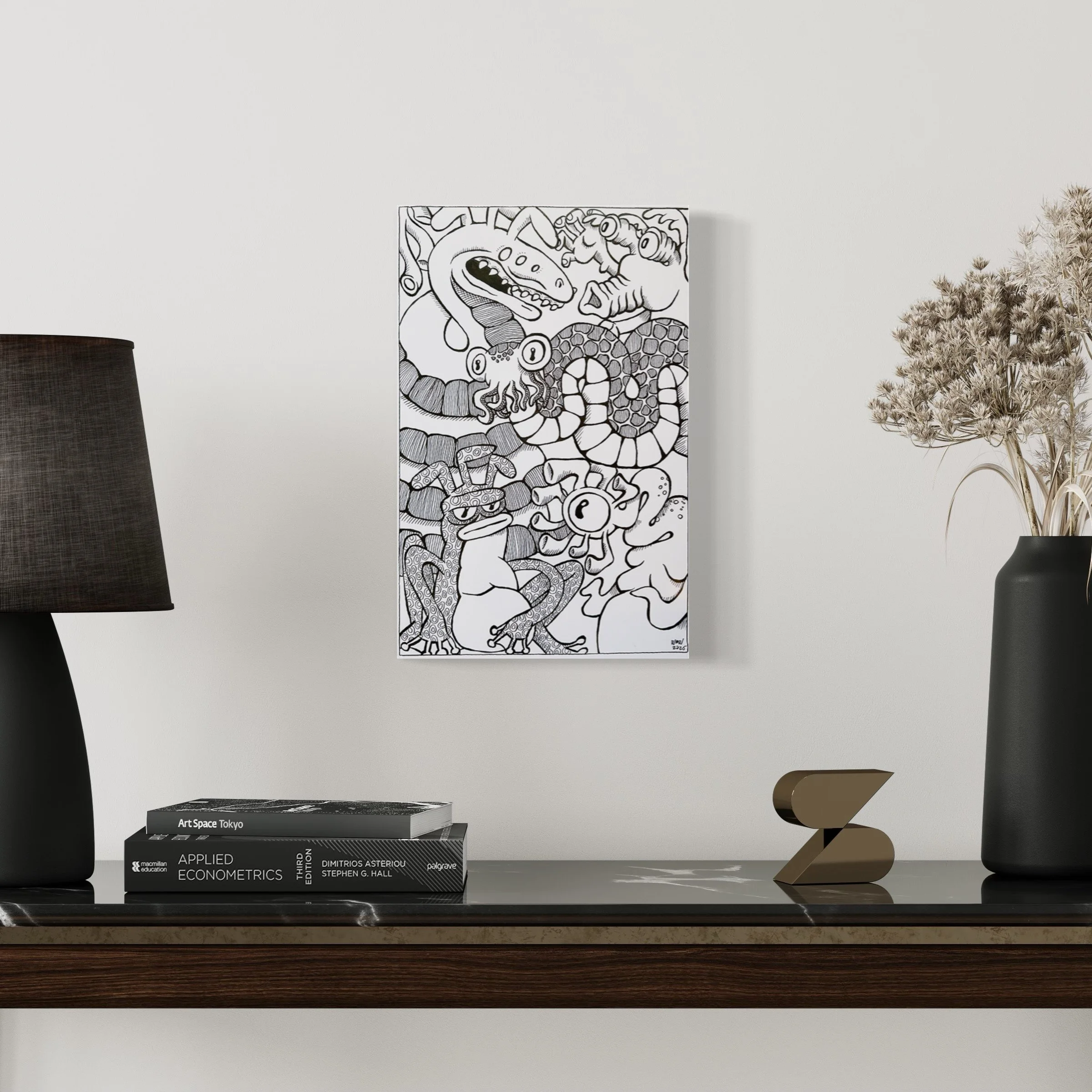 Creatures of the late sessions wall.JPG