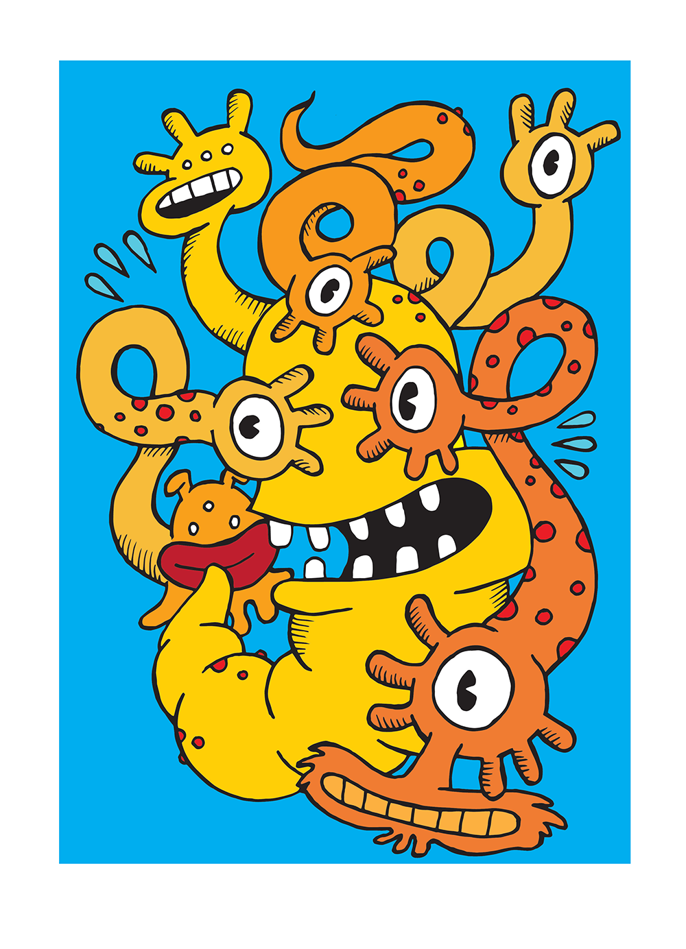 More monsters - in blue!