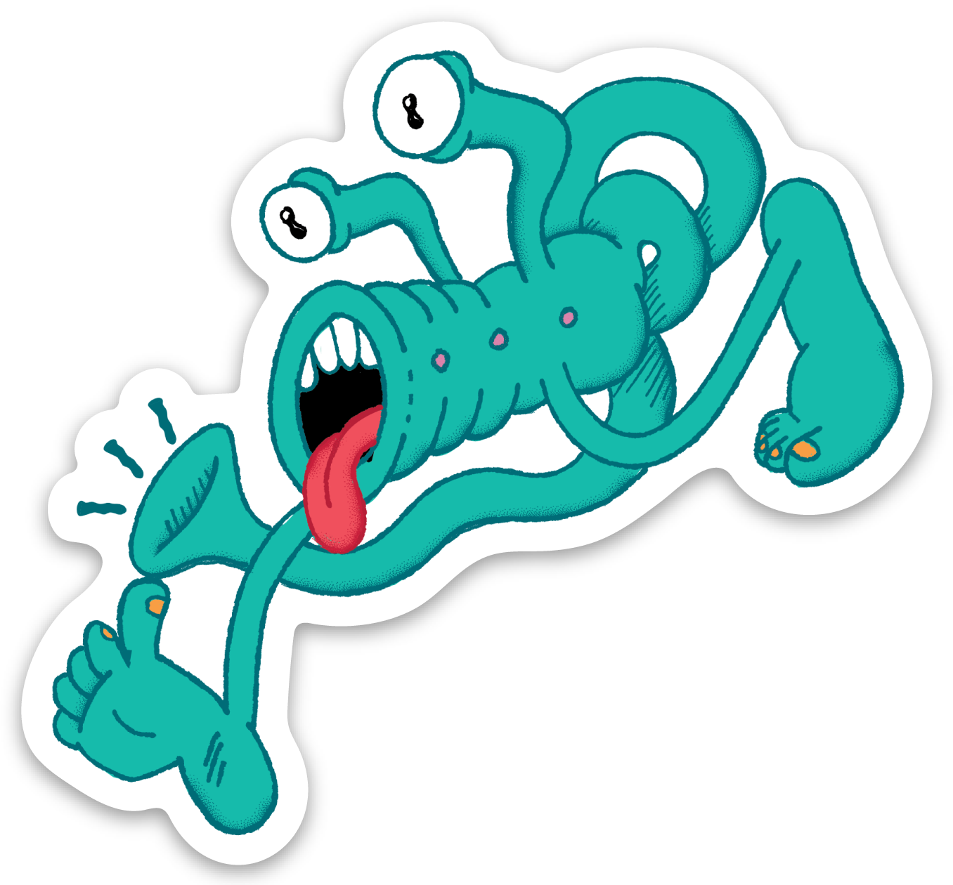 'Trumpet butt' sticker